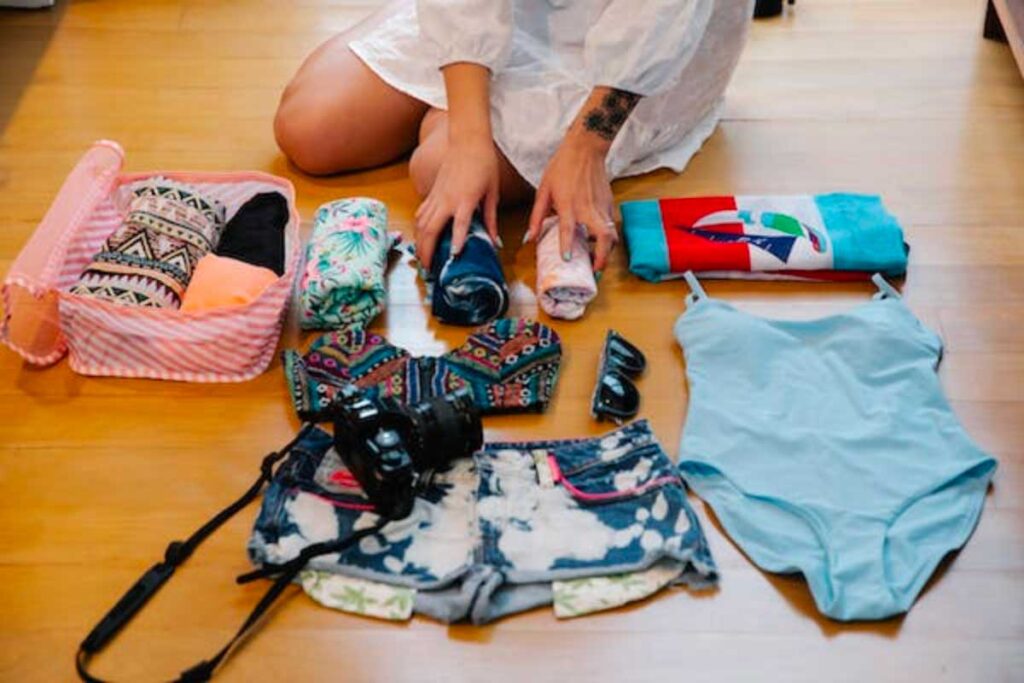 Empaque estratégicamente para actividades variadas