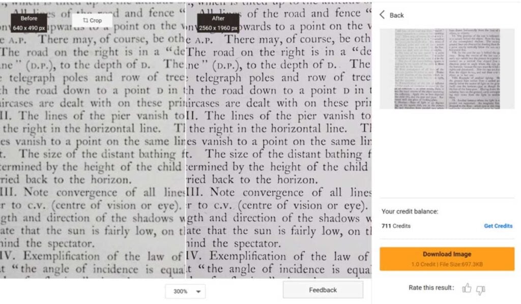 Realización de escaneos de documentos en alta definición con AI Image Upscaler: mejore y guarde
