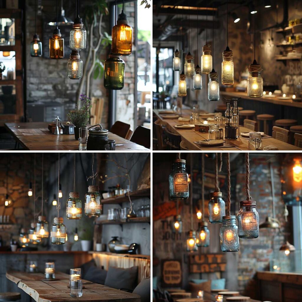 Accesorios de iluminación para tarros de vidrio: que haya luz