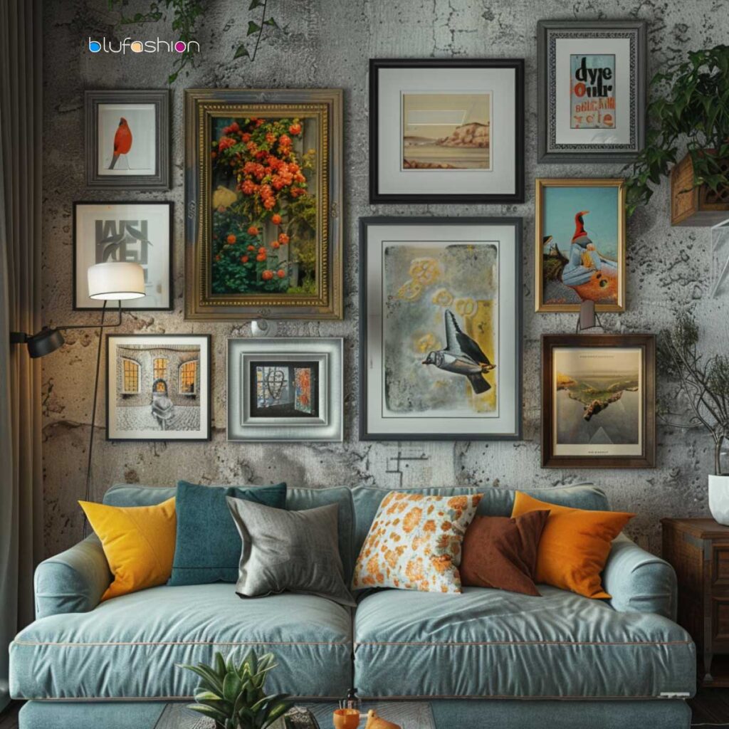 Cuelga arte de pared interesante y único.