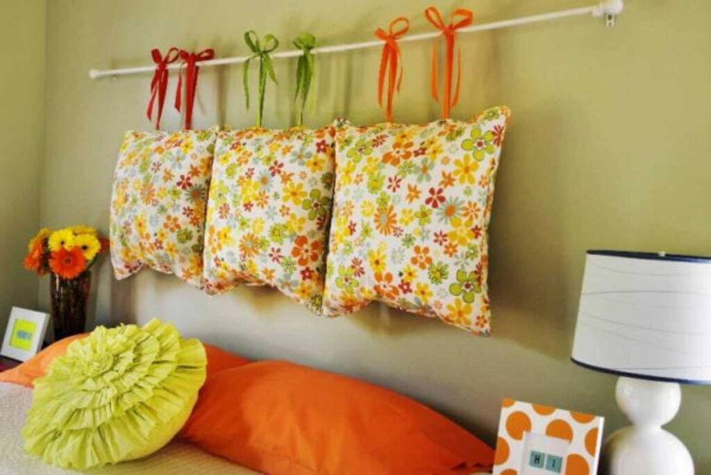 Crea una cabecera de almohada de felpa