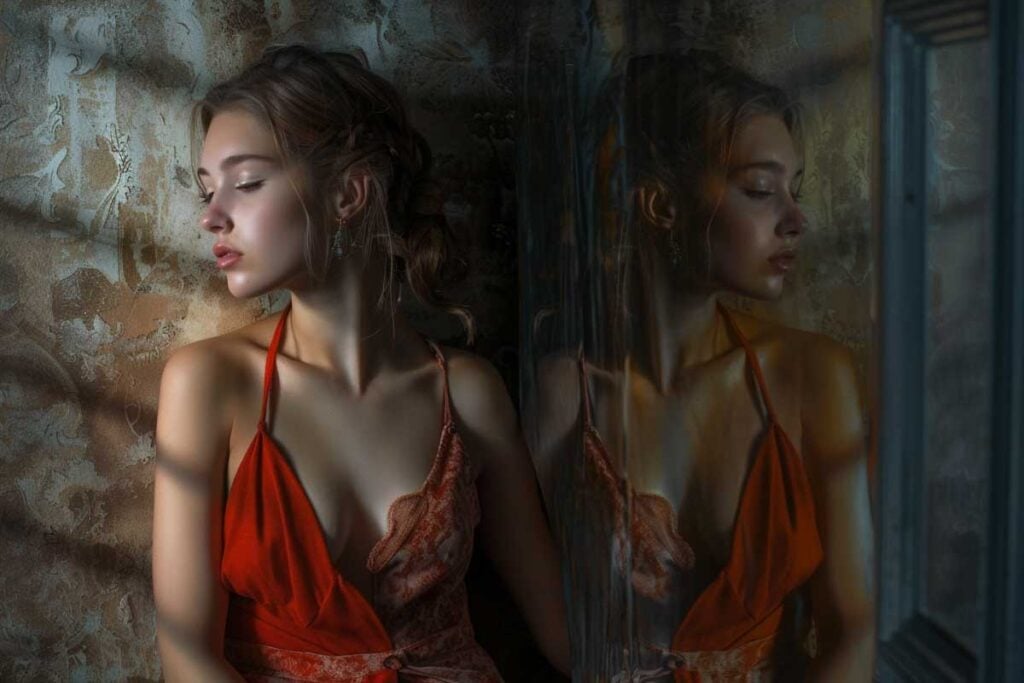 Creando glamour en trajes de noche con iluminación