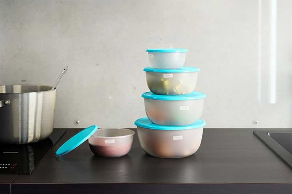 Di no a los contenedores de almacenamiento de alimentos opacos