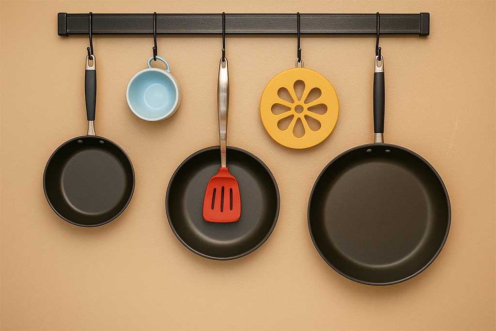 Omita los utensilios de cocina antiadherentes