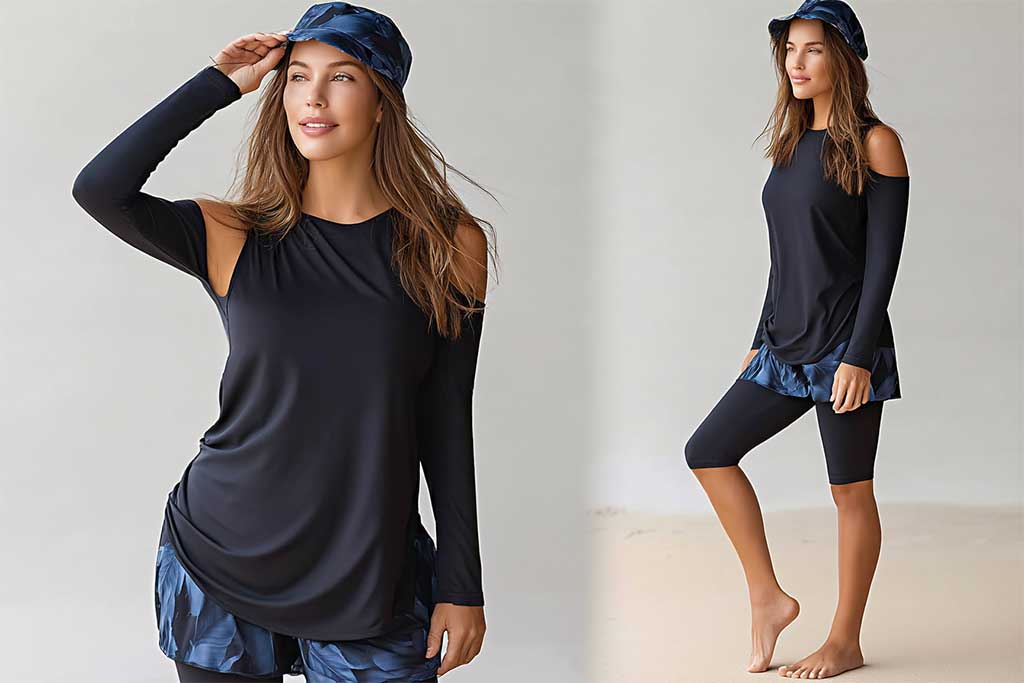 Tankini con tapa de ajuste suelto
