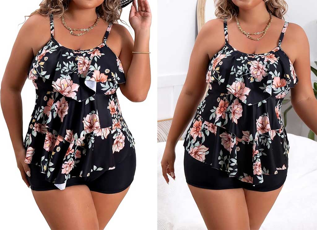 B2PRITY Tankini de talla grande