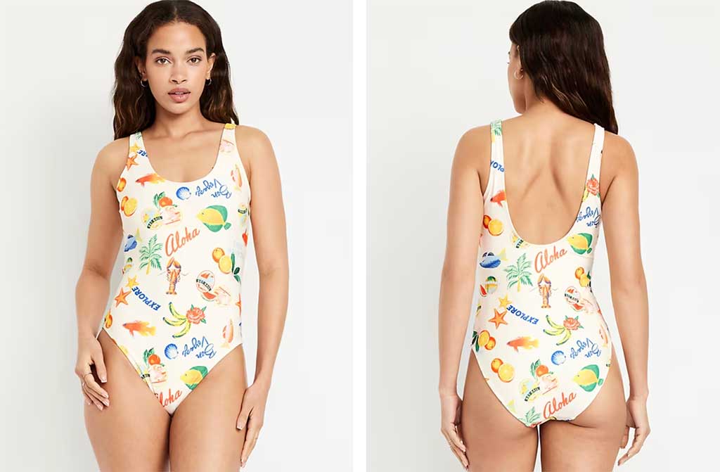 Traje de baño mate de una pieza