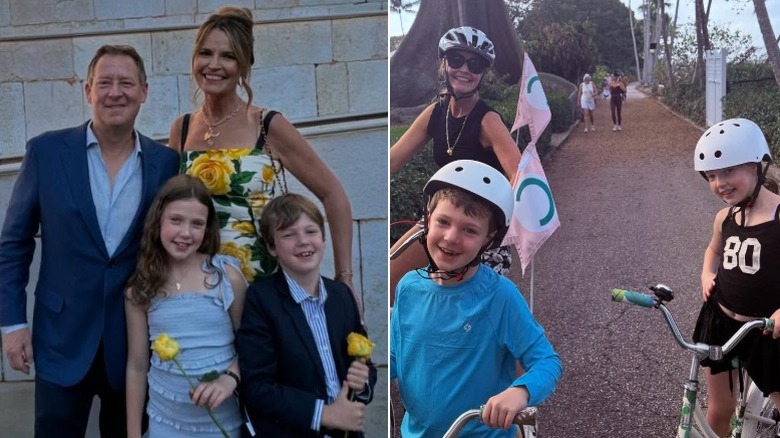 Savannah Guthrie y su familia de vacaciones en París y Palm Beach