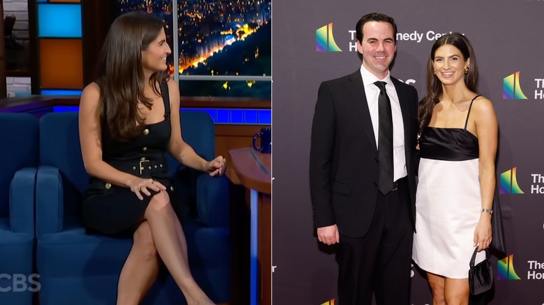 Kaitlin Collins se encuentra en la alfombra roja de los Kennedy Center Honors 2024 y se sienta para una entrevista con Stephen Colbert.