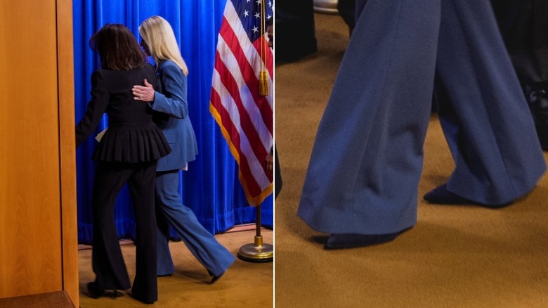 Pam Bondi deja una conferencia de prensa en el Departamento de Justicia