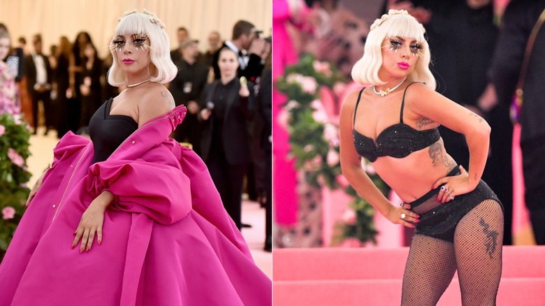 Lady Gaga cambia de outfit en la Met Gala 2019