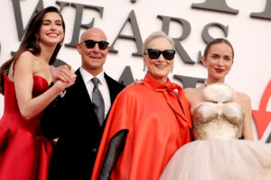 Fotos del diablo viste a las protagonistas femeninas de Prada Films antes y ahora