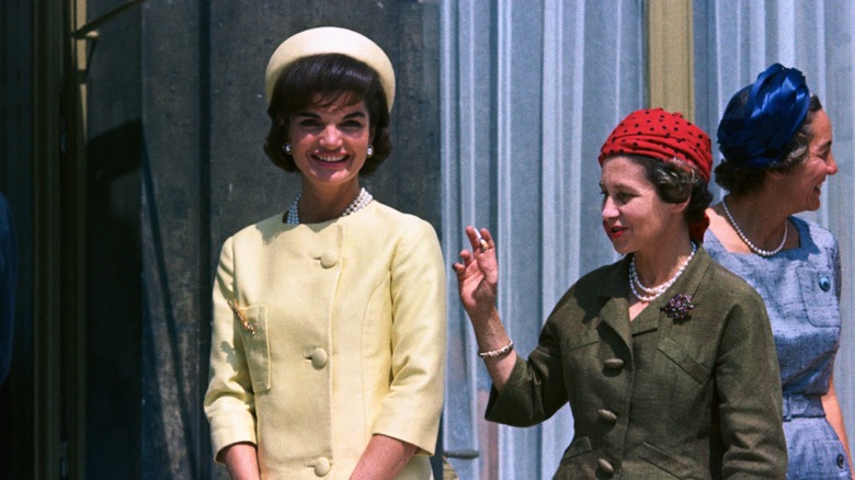 Jackie Kennedy durante una visita a París.