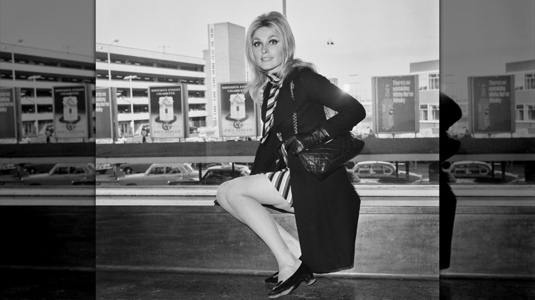 Sharon Tate posa para una sesión de fotos en 1966.