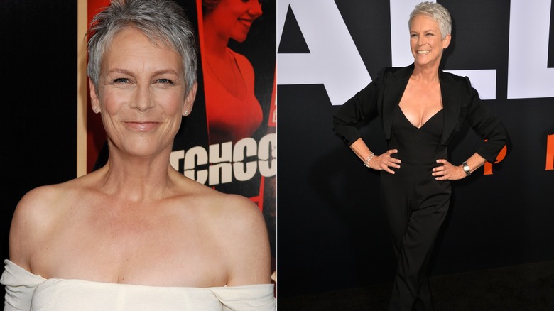 Jamie Lee Curtis en 2012 y 2018