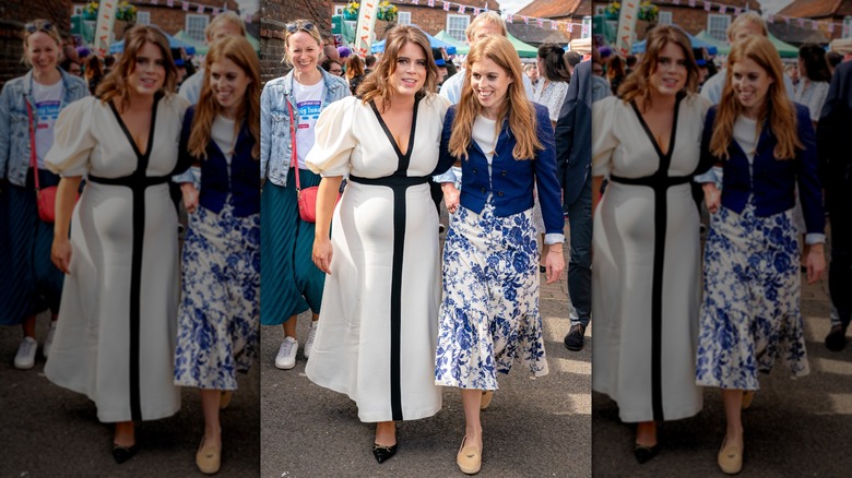 La princesa Eugenia y la princesa Beatriz en mayo de 2023