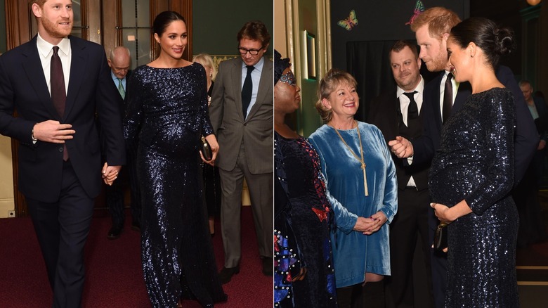 Meghan Markle y el príncipe Harry en enero de 2019