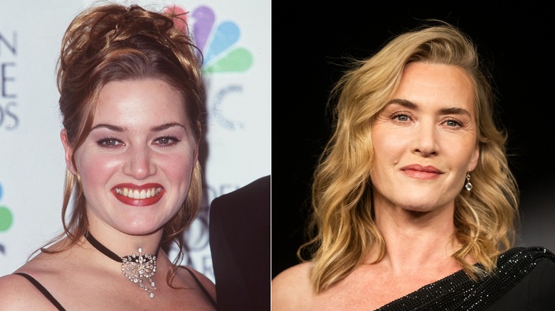 Kate Winslet en los Globos de Oro de 1998 y en el estreno de Finding Harmony en enero de 2026