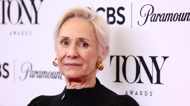 Laurie Metcalf en los premios Tony 2026 "Conozca a los nominados" evento.