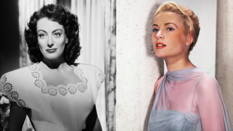 Retratos de Joan Crawford y Grace Kelly