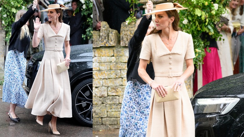 Kate Middleton en la boda de Peter Phillips y Harriet Sperling.
