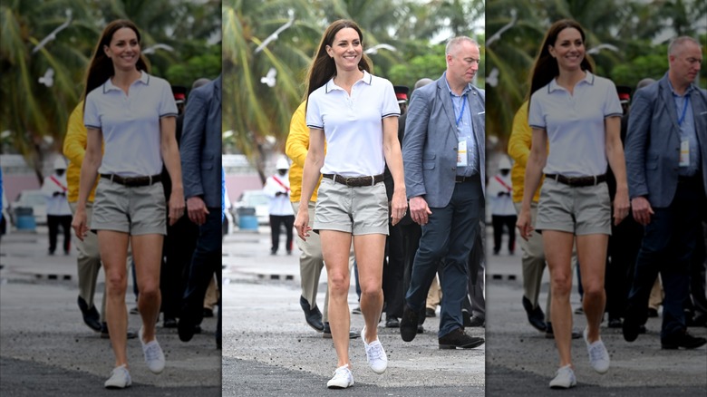 Kate Middleton en un evento de vela en las Bahamas en 2022.