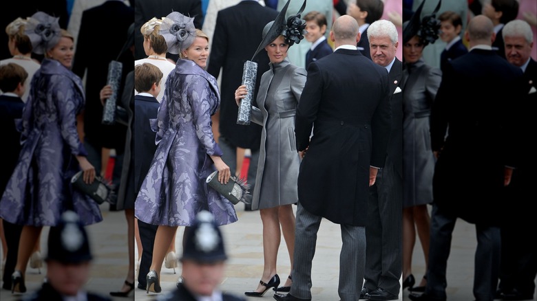 Zara Tindall en la boda del príncipe William y Catherine Middleton en la Abadía de Westminster en Londres en abril de 2011