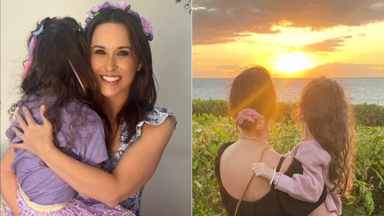 Lacey Chabert con su hija, Julia Mimi Bella Nehdar.
