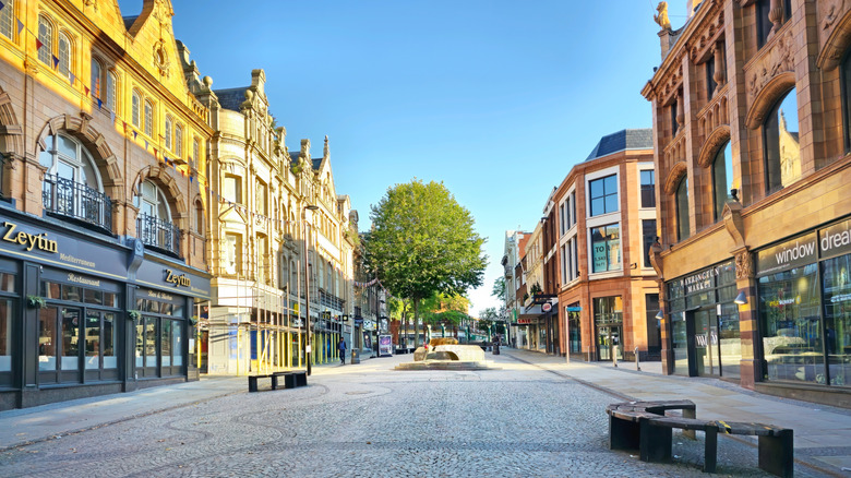 Vista de Bridge Street en Warrington