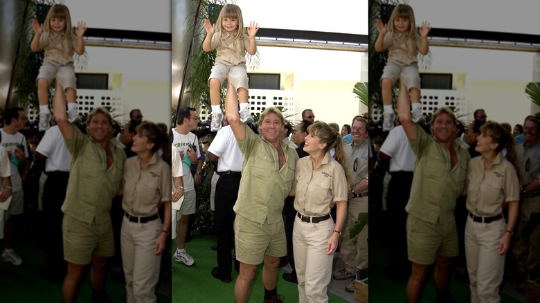 Terri Irwin, Steve Irwin y Bindi Irwin en el Arclight Cinerama Dome