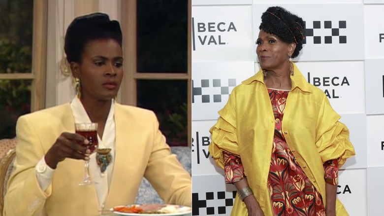 Janet Hubert como su personaje tía Viv en 