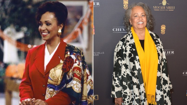 Daphne Maxwell Reid como su personaje tía Viv en 