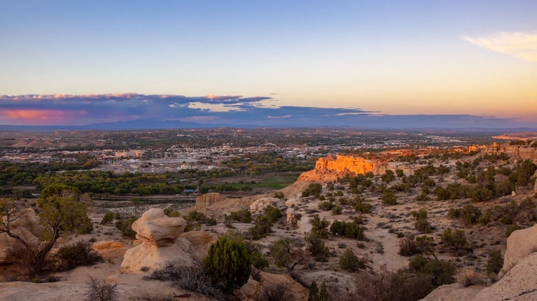 Una vista sobre Farmington, Nuevo México