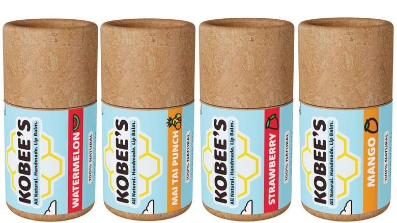 Paquete de 4 bálsamos labiales Kobees.