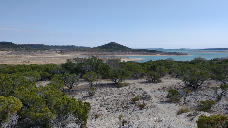 Lago en Dana Peak Park, Harker Heights, Texas