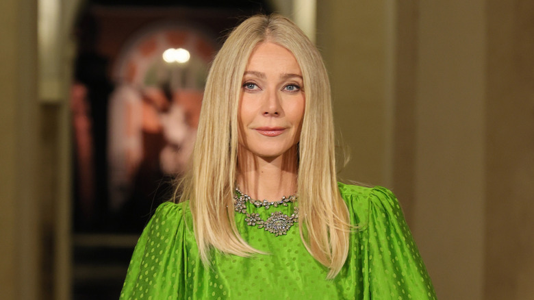 Gwyneth Paltrow con un vestido verde