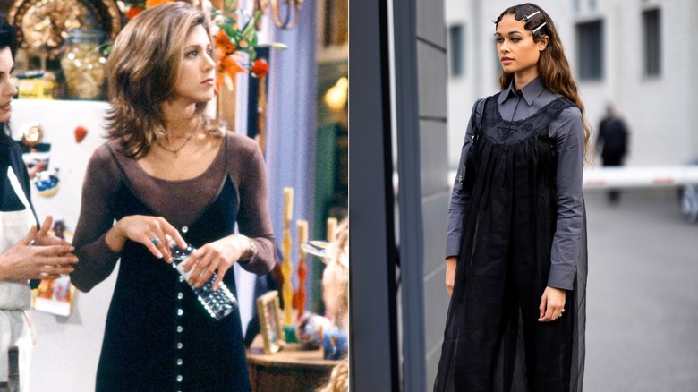(Izquierda) Rachel Green en 