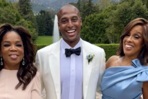 Gayle King absolutamente clavó el estilo de madre del novio para la boda de su hijo