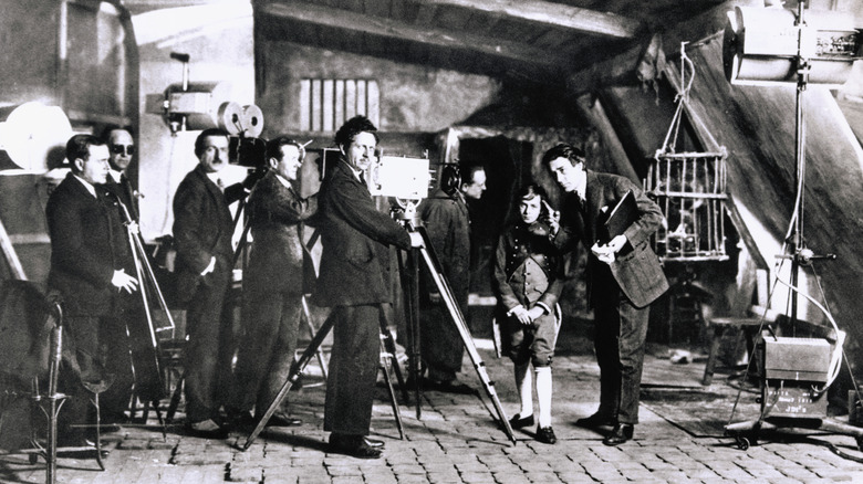 Detrás de escena de la película de 1927 