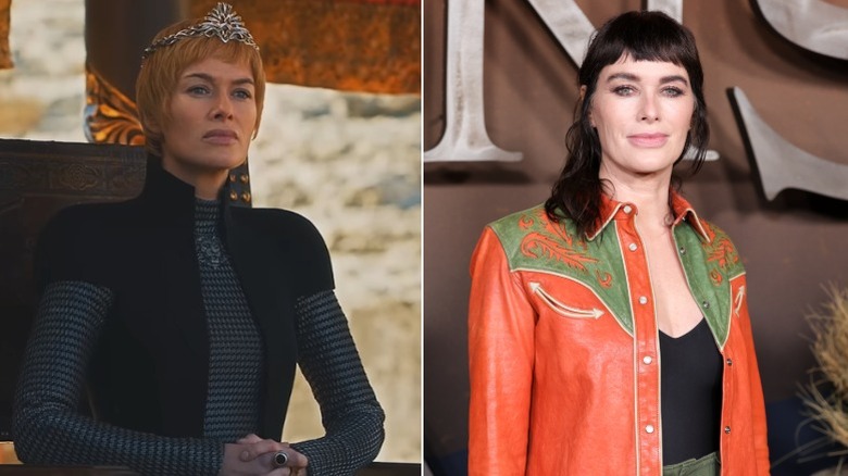 Izquierda: Lena Headey como Cersei Lannister en 