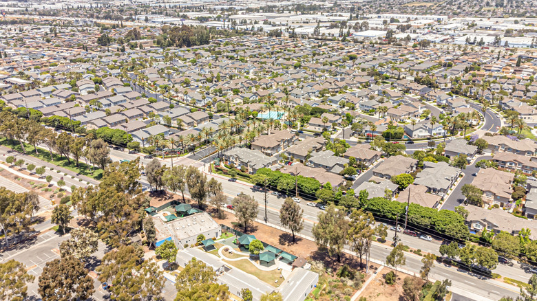 Vista aérea de Carson, California