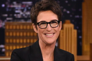 Cómo se ve la presentadora de MSNBC Rachel Maddow sin maquillaje