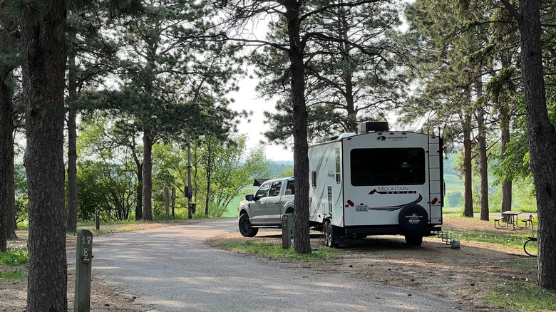 Acampar en el Parque Estatal Union Grove en Dakota del Sur