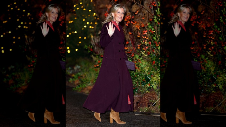 Sophie, duquesa de Edimburgo, asiste al servicio de villancicos 'Juntos en Navidad' en la Abadía de Westminster el 5 de diciembre de 2025.