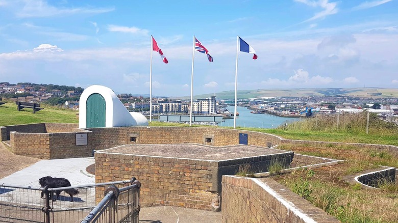 Vista desde el fuerte de Newhaven, East Sussex, Inglaterra