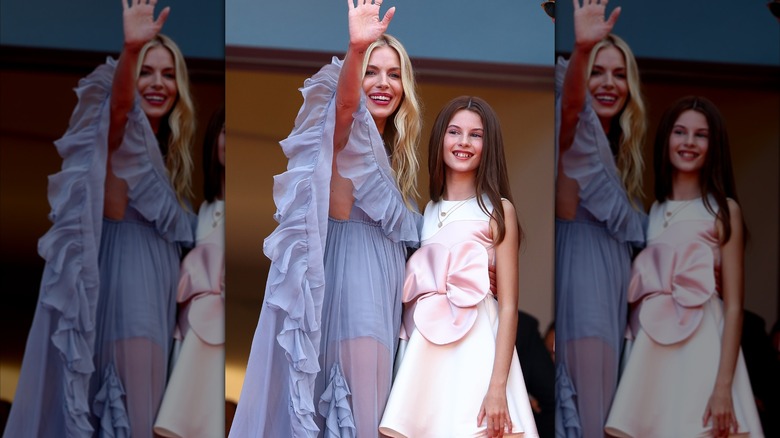Sienna Miller y su hija Marlowe en 2024
