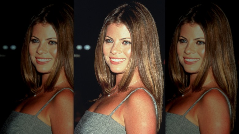 Yasmine Bleeth en el estreno en Nueva York de 