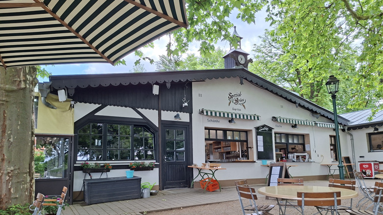 Asientos al aire libre en Spezial Keller en Bamberg