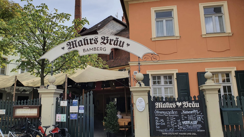 Exterior de Mahrs Bräu en Bamberg
