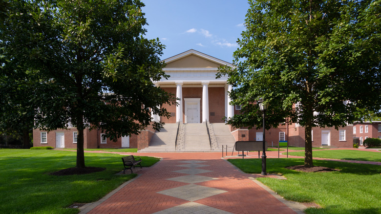 Old College Hall de la Universidad de Delaware en Newark.